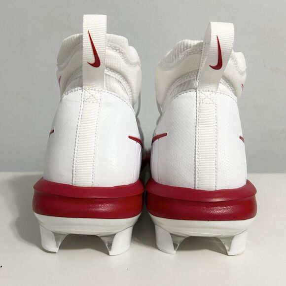 Nike Alpha Huarache NXT MCS “White University Red” Men Size 12 Baseball Cleats - Picture 5 of 8